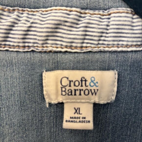 Croft and Barrow Jean Jacket Size XL - Picture 3 of 4